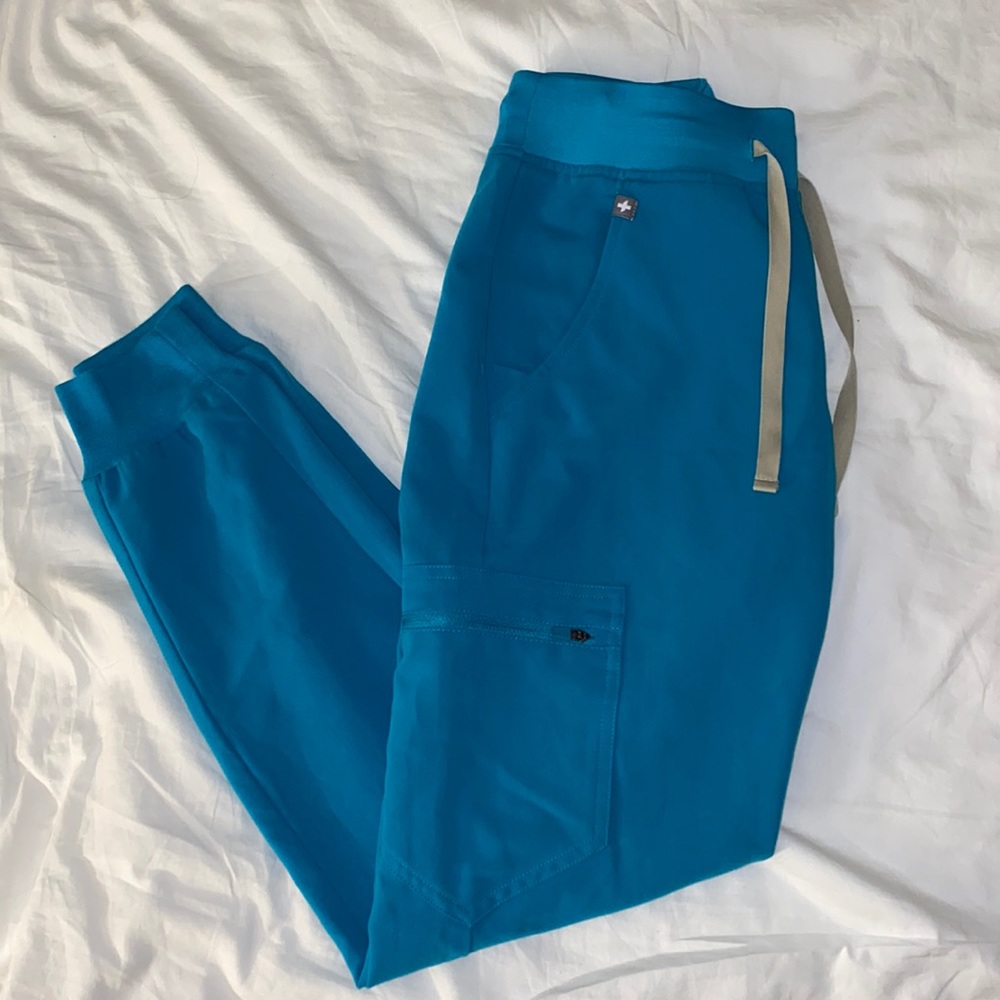 FIGS Teal Zamora Joggers Size S